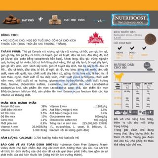 Hạt Cho Chó Nutrience SubZero (Nhập Khẩu Canada)