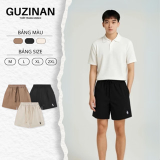 Quần short Kaki nam nữ cạp chun dây rút unisex form rộng mặc mùa hè đi chơi, dạo phố, đi học
