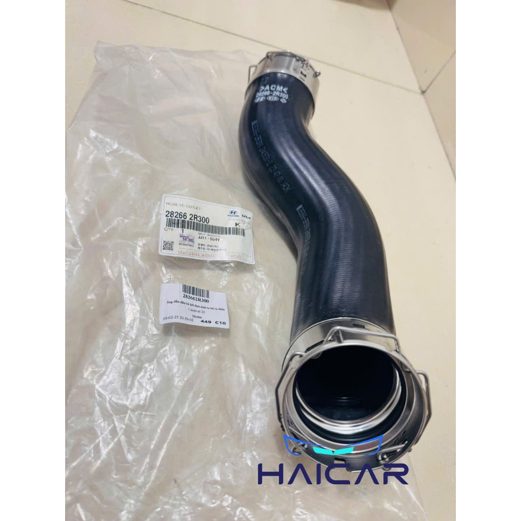Ống cấp dầu vào két dầu turbo đoạn trên kia carnival , santafe ,sorento hàng xịn chính hãng Mobis Hà