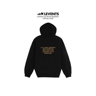 Áo Hoodie Zipper Levents Something/ Black Chất Nỉ Chân Cua Unisex Oversized