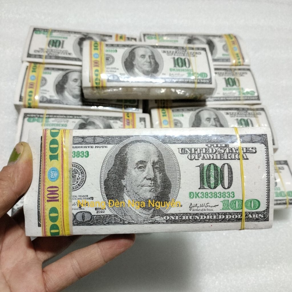 (Bao 100 cục) Giá sỉ hàng mã tiền đô la Mỹ 2 màu