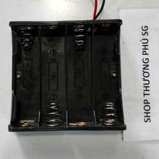 Khay Pin AA - 1.5V X 4 Viên / Khay ngang 4 Viên