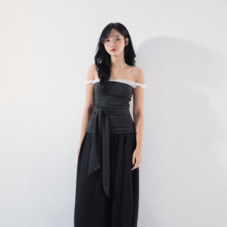 Seleen, Áo quây kiểu dây buộc eo phối trễ vai, WT0158