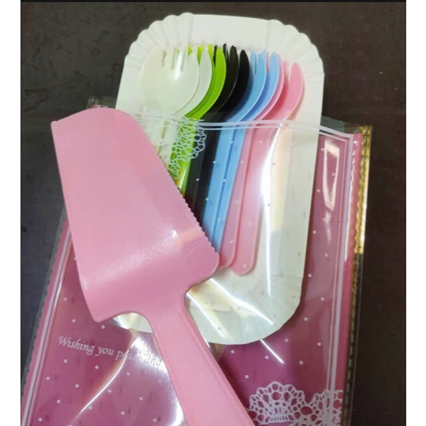 Set Đĩa, dĩa, dao (không nến)