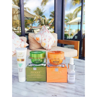  Kem zenny ngày  và  đêm  tặng  2serum + bột rửa mặt   