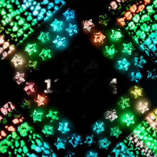 Giấy gấp sao dạ quang phát sáng trong đêm 210 tờ | Trang trí cici |