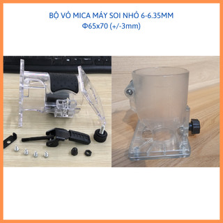 Bộ vỏ máy soi 6mm và 6.35mm băng mica đầy đủ phụ kiện