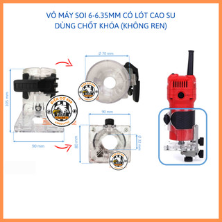 Bộ vỏ máy soi 6mm và 6.35mm băng mica đầy đủ phụ kiện