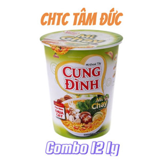Combo 12 ly mì chay Cung Đình rau nấm chua cay 70g