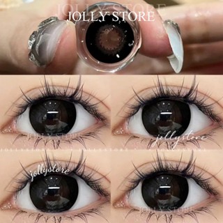   6M  Lens Kính áp tròng 638 Black JOLLY STORE giãn to 14.5mm LUNA EYES 