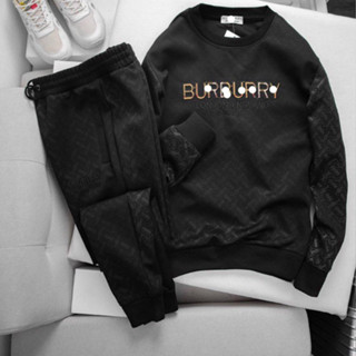 Bộ Đồ Nam Dài Tay Thu Đông Nỉ Họa Tiết CHỮ THÊU Phối Chữ Logo Sau Mông Boy Phố