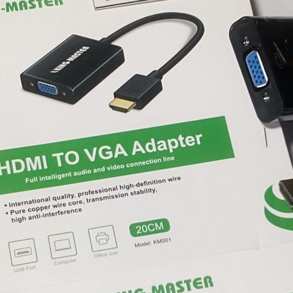 Cáp HDMI ra VGA dài 20Cm (HDMI to VGA Cable)
