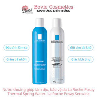 Nước xịt khoáng làm sạch và làm dịu cho da nhạy cảm, da mụn La Roche-Posay Thermal Spring Water- La Roche Posay Serozinc