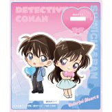Mô hình standee Shinichi và Ran chibi colorful heart 2