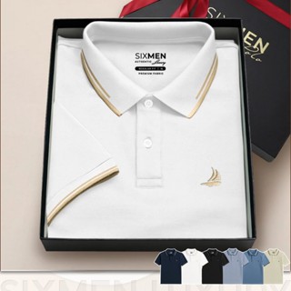 Áo polo nam cao cấp GALIO [Tặng Kèm Hộp Quà] Vải cá sấu FeelMax thoáng mát, thanh lịch - SIXMEN