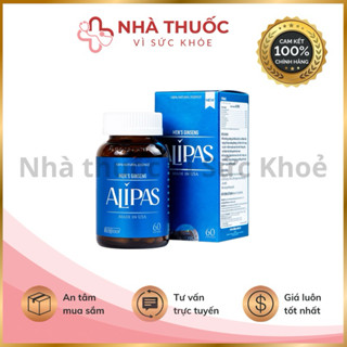 ✅[Chính Hãng] ALIPAS hộp 30 viên và 60 viên giúp tăng cường sức khoẻ nam giới (Có tem tích điểm)