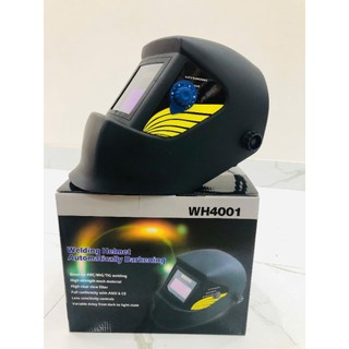 Mũ hàn điện tử WH4001/WH4000 núm xanh (có nút điều chỉnh độ sáng tối và thời gian chớp)