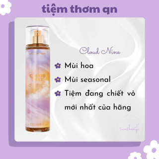 [Auth] Xịt Thơm Toàn Thân Body Mist Cloud Nine Bath & Body Works Mùi Hương