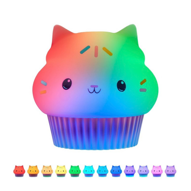 Đèn bàn LED đổi màu: Đèn ngủ cho trẻ em, USB & Pin Universal Studios Gabbys Dollhouse Silicone