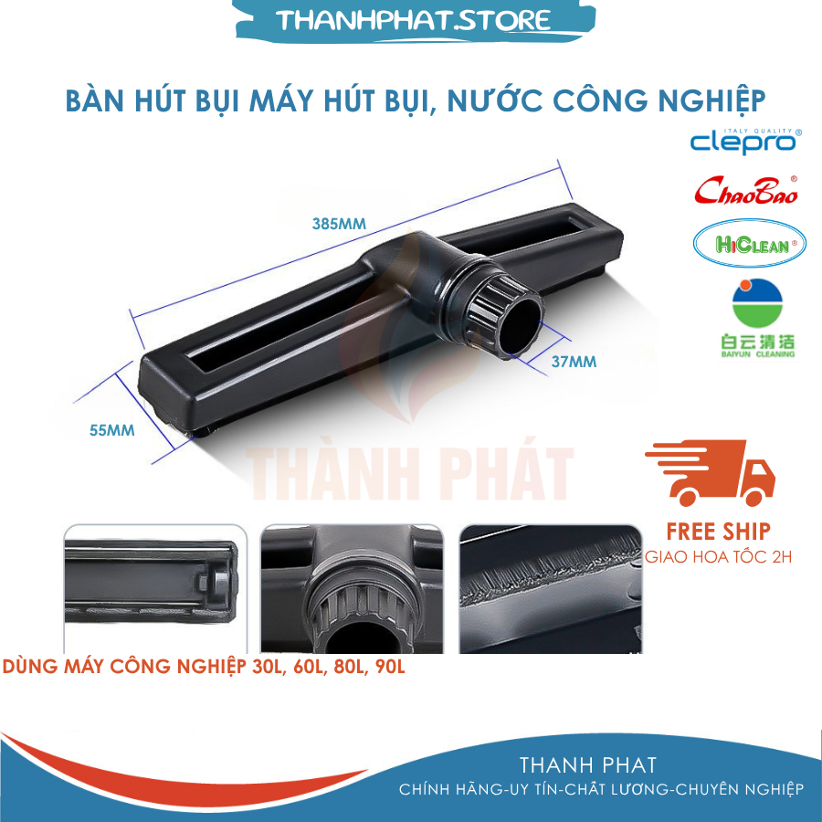 Bàn hút bụi thay thế cho máy hútbụi công nghiêp 30-60-70-80L