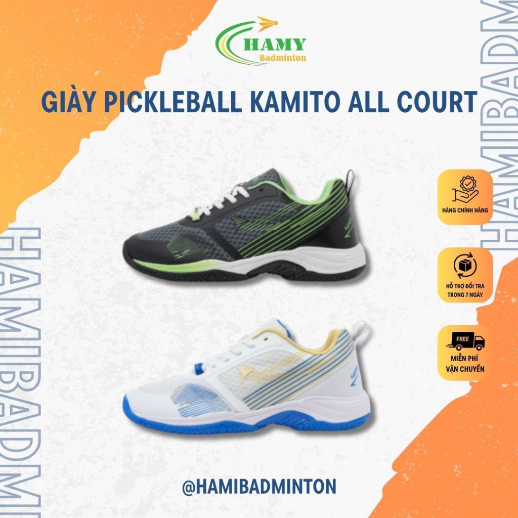 Giày Pickleball Kamito All Court Chính Hãng, Giày Pickleball Kamito thoải mái, linh hoạt và ổn định