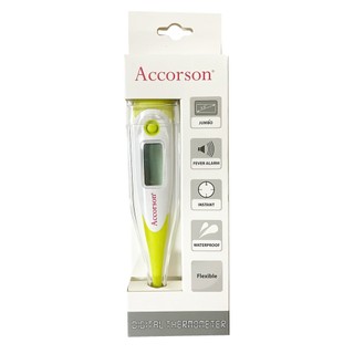 Cặp nhiệt độ điện tử đầu mềm Accorson an toàn cho bé, độ chính xác cao
