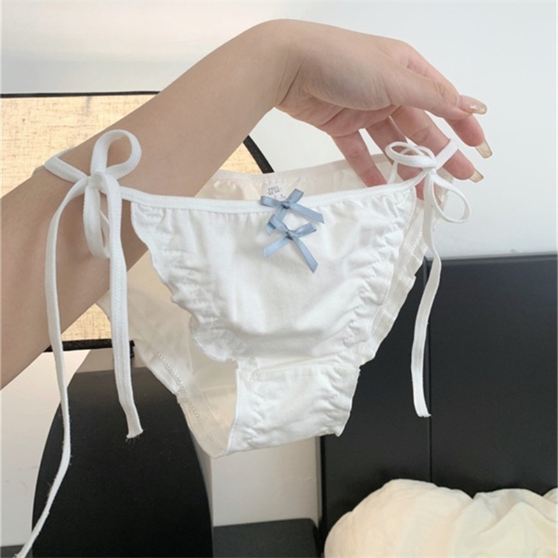 L20 Quần lót nữ, cột nơ, phong cách đồng phục, sexy, gợi cảm, dễ thương, L20