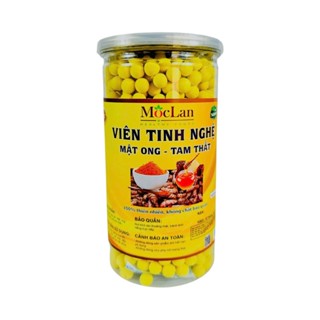 Viên tinh nghệ mật ong tam thất Mộc Lan - 250g, 500g - Hỗ Trợ Đau Bao Tử, Làm Đẹp Da