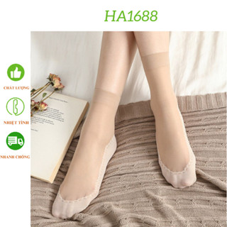 Combo 10, 5 đôi Tất Da chân,Tất Da có đế lót chống trơn,chống trượt, chống hôi chân nữ hàng đẹp HA1688