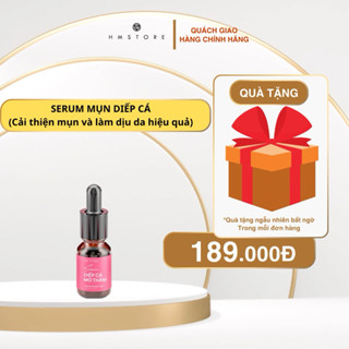 SERUM DIẾP CÁ HM STORE ( Dành cho da mụn thâm, da CORTICOID, da nhạy cảm dễ kích ứng...)