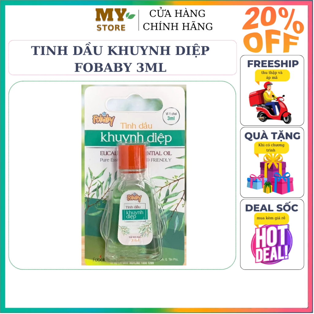 (Chính Hãng) Tinh Dầu Khuynh Diệp forbaby Cho Bé 3ml