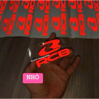 TEM PHẢN QUANG RCB LỘT ĐƯỢC DÁN MỌI VI TRÍ ( 1 MIẾNG )