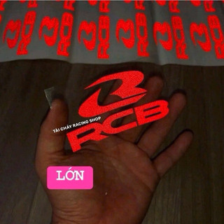 TEM PHẢN QUANG RCB LỘT ĐƯỢC DÁN MỌI VI TRÍ ( 1 MIẾNG )