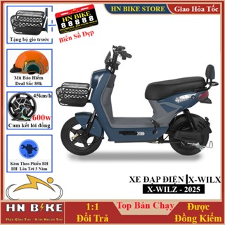  Xe Đạp Điện Cao Cấp X-wilz - 2025 Mẫu Xe Điện Nhỏ Gon Dành Cho Học Sinh Đầy Đủ Bình Điện + Sạc 