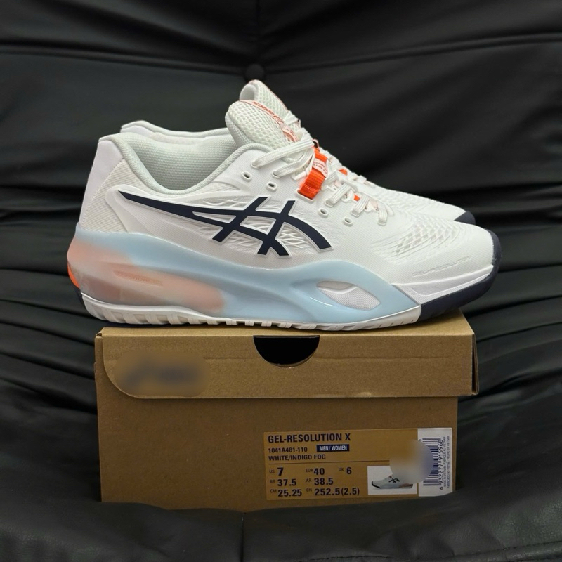 Giày TT Pickleball White Indigo Fog Full box ( PoPo Sneaker )
