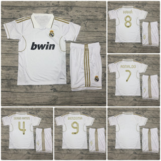 BỘ QUẦN ÁO BÓNG ĐÁ CÂU LẠC BỘ REAL MADRID - BẢN 2011 - VẢI THÁI CAO CẤP