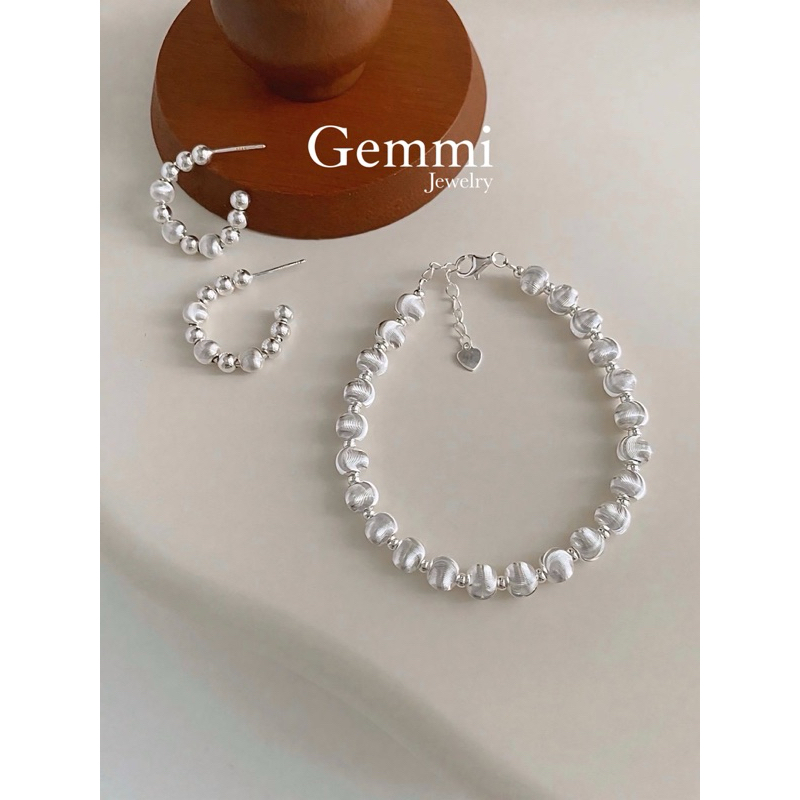 [Bạc 999] - Vòng bi mắt mèo Bạc 999 Gemmi Jewelry