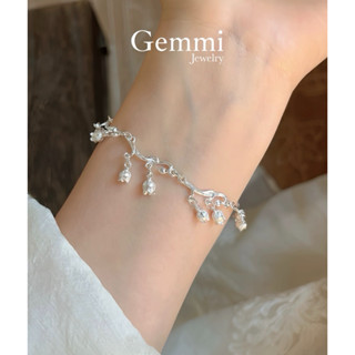   Bạc 999  - Lắc tay Linh Lan Bạc Gemmi Jewelry 