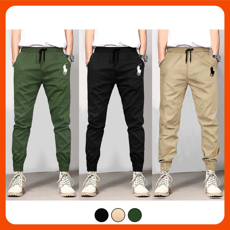 QUẦN KAKI JOGGER NAM THỜI TRANG IN LOGO KIỂU UNISEX PL01