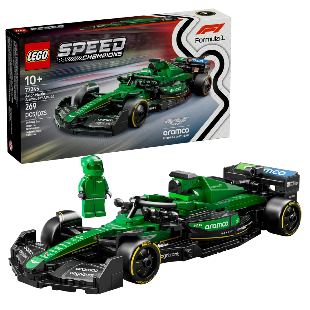 LEGO Speed Aston Martin Aramco F1® AMR24 Race Car 77245
