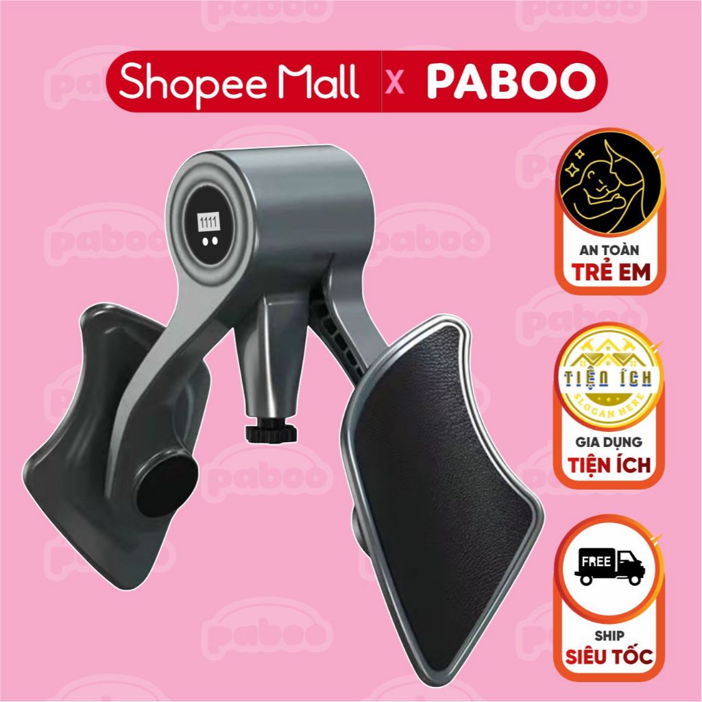 Dụng cụ tập cơ hông chậu, tập kegel , tập chân PABOO có máy đếm và tăng giảm lực cho cả nam và nữ
