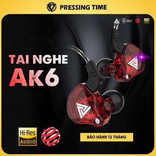 Tai Nghe In-Ear QKZ AK6 Jack 3.5 – Có Micro, Có Dây Bass Ấm, Thiết Kế Gaming, Hàng Chính Hãng