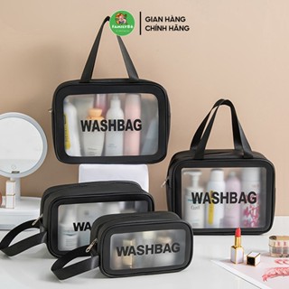 Túi đựng mỹ phẩm đồ du lịch trong suốt, túi mĩ phẩm WASHBAG - Túi Đựng Đồ Makeup Cá Nhân