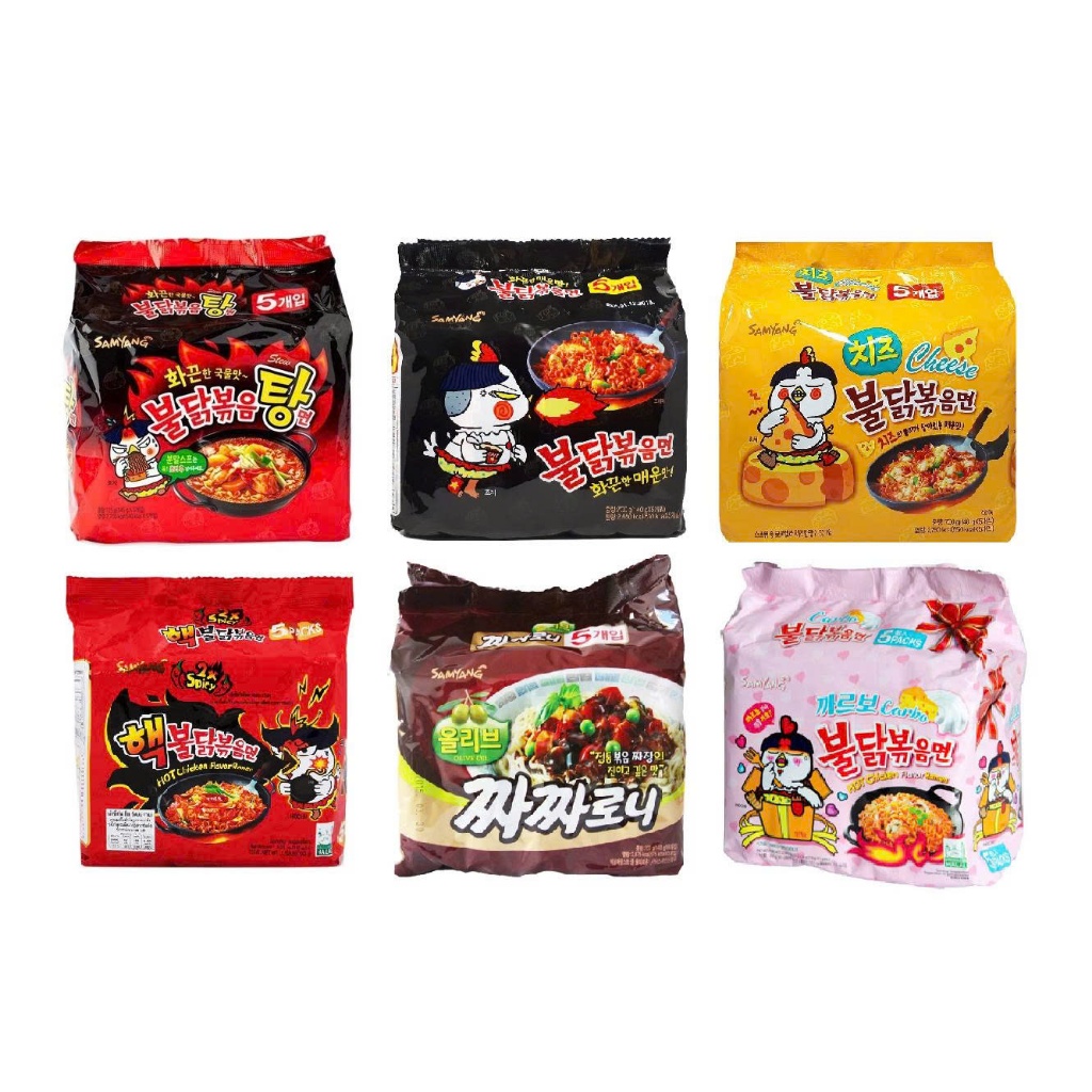 Mì Samyang Hàn Quốc (Lốc 5 gói)