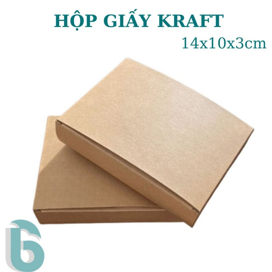 [HỘP GIẤY] HỘP GIẤY KRAFT CHỮ NHẬT 280GSM | HỘP GIẤY KRAFT NẮP CHỒM GÀI 2 ĐẦU | HỘP ĐỰNG VÍ NAM, KHĂ