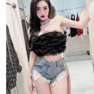 Quần Short bò Nữ Cạp Cao - Gen bụng - BIGSIZE
