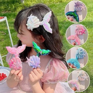 Kẹp đuôi cá vỏ sò sao biển dễ thương cho bé đi biển đi chơi