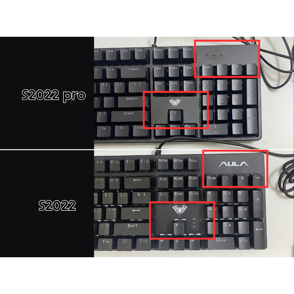 [CHÍNH HÃNG] Bàn phím cơ AULA S2022 PRO Gaming Giá rẻ FullSize Blue Switch LED nhiều chế độ | BigBuy360 - bigbuy360.vn