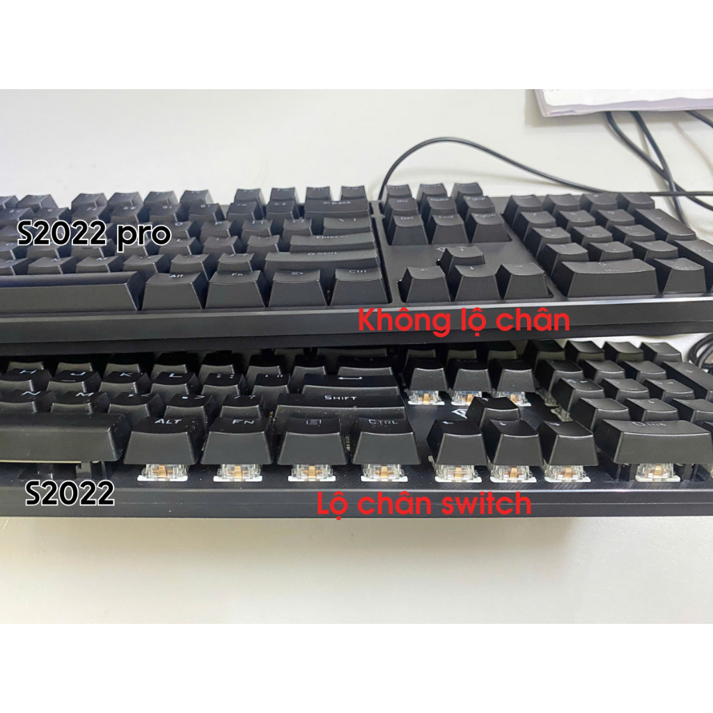 [CHÍNH HÃNG] Bàn phím cơ AULA S2022 PRO Gaming Giá rẻ FullSize Blue Switch LED nhiều chế độ | BigBuy360 - bigbuy360.vn