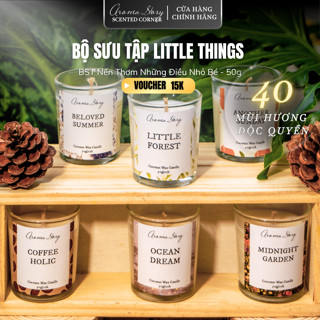  Nến Thơm Thiên Nhiên Bộ Sưu Tập Little Things Aroma Story Size 50g 